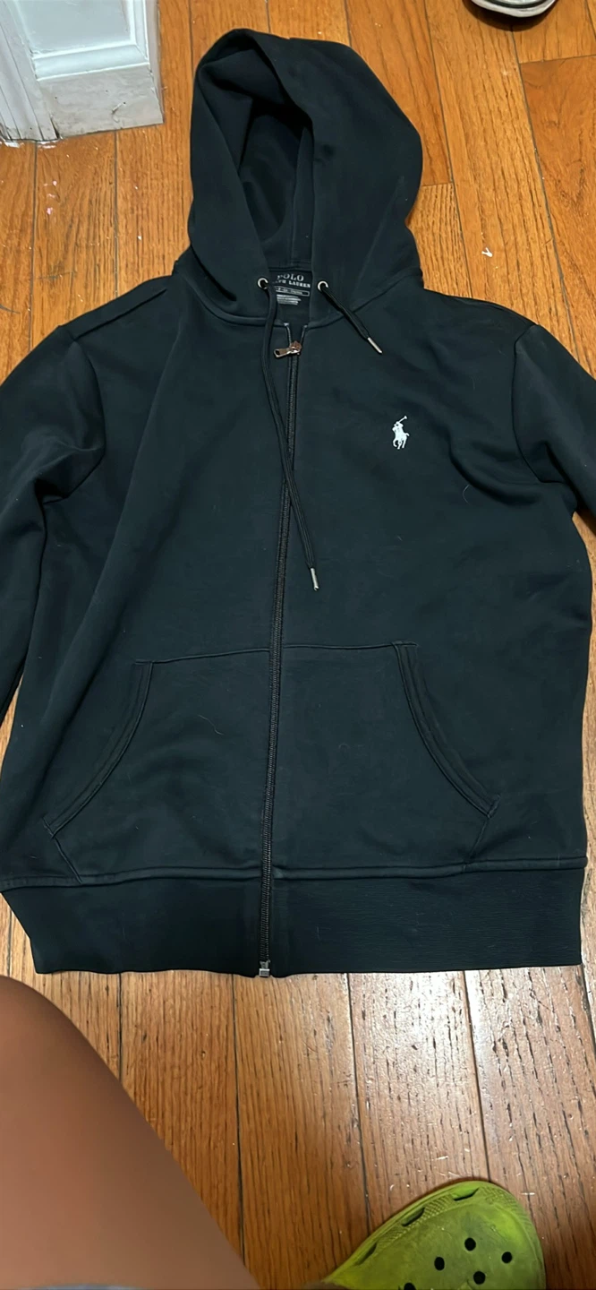 Polo Ralph Lauren Black Zip-Up Hoodie