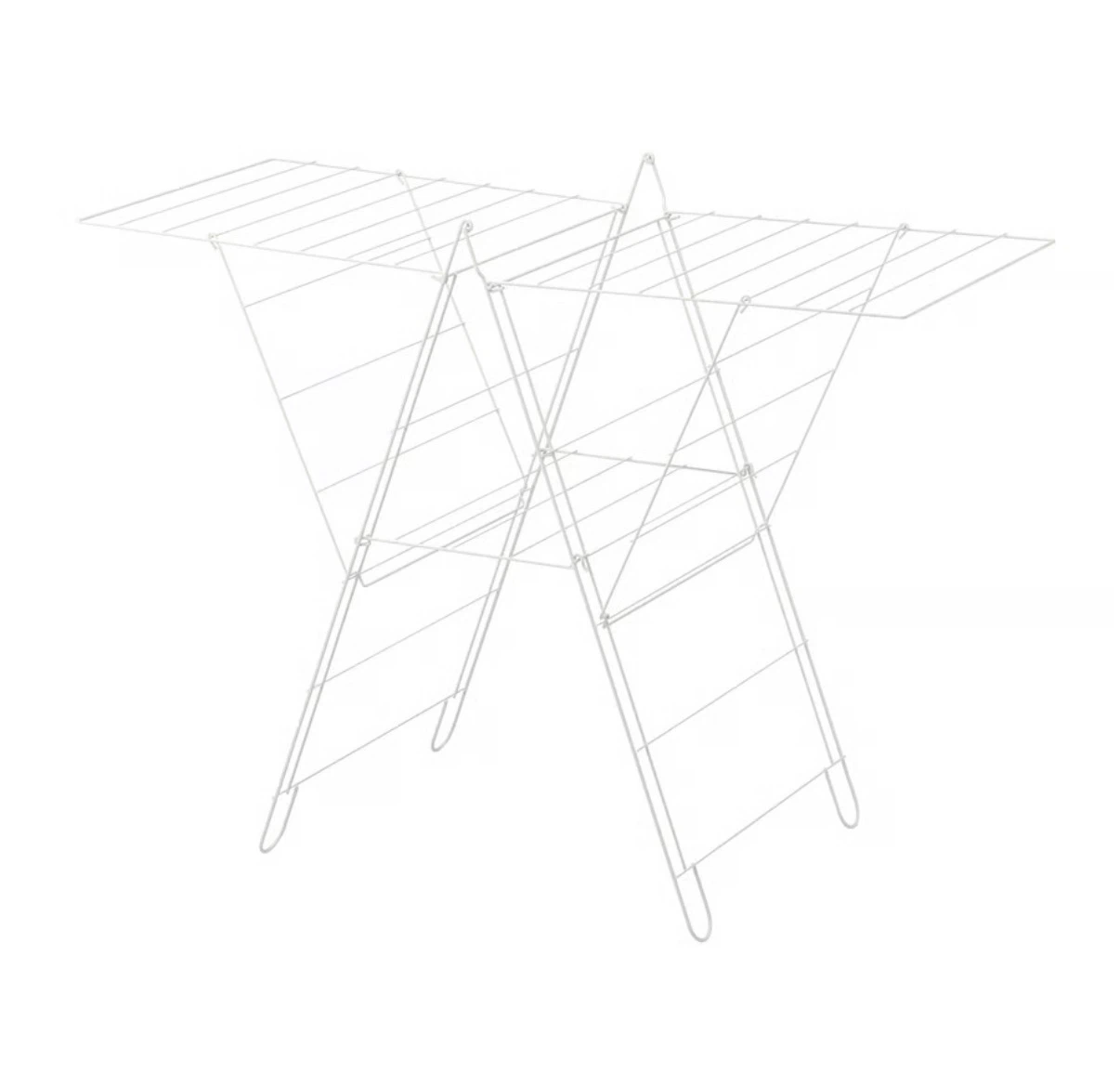 White foldable drying rack