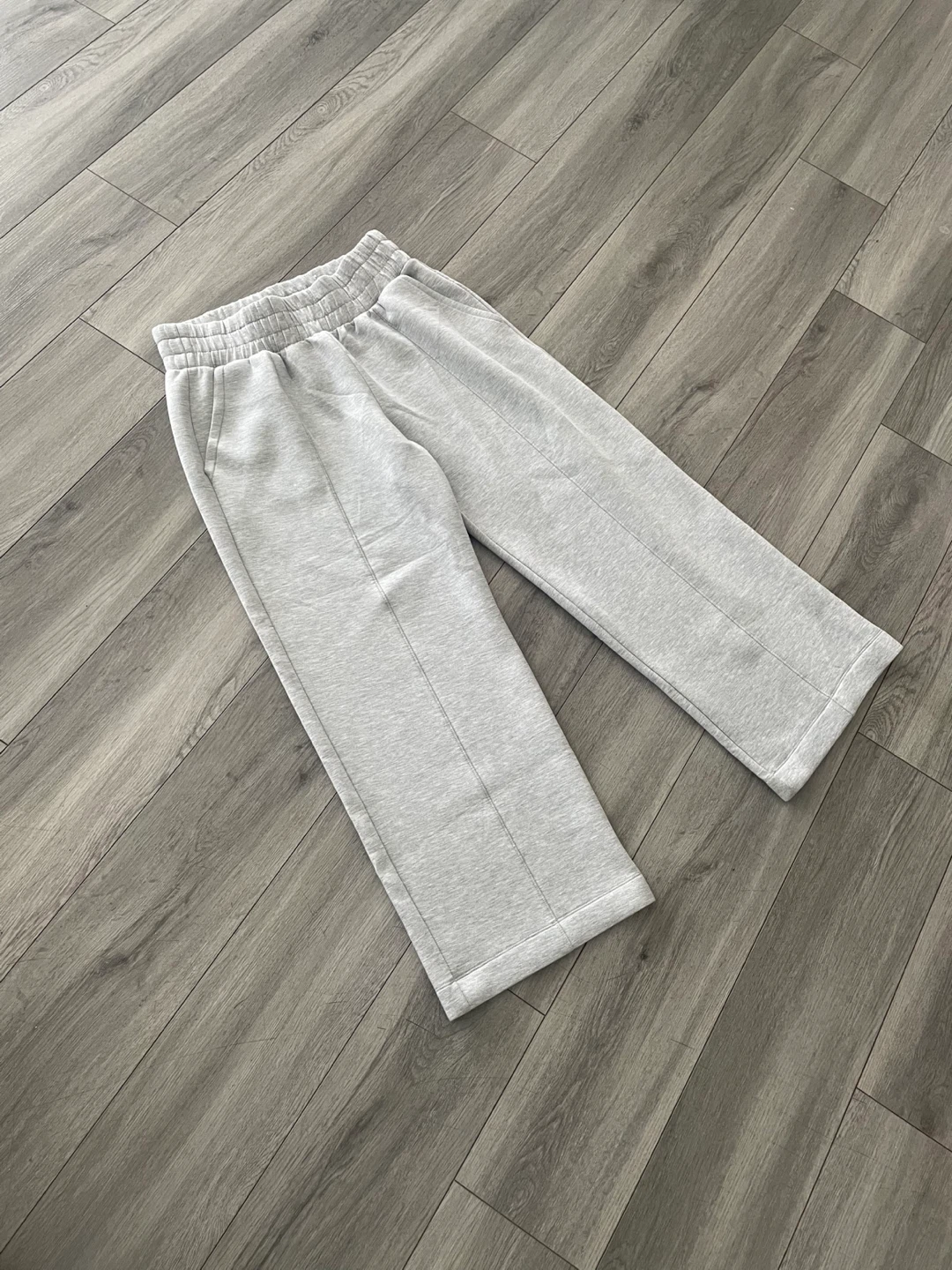 Grey Wide Leg Sweatpants
