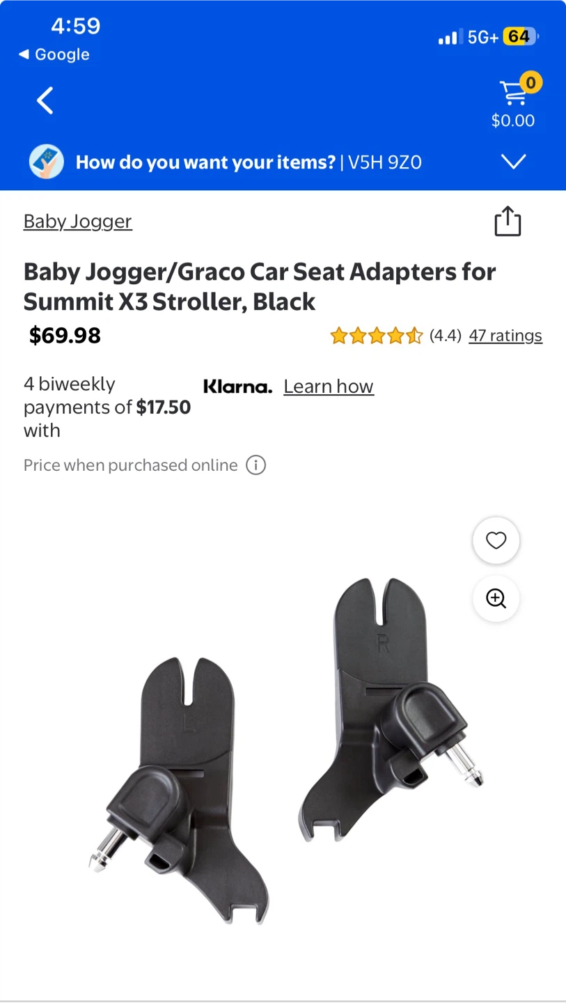 Baby Jogger Car Seat Adapters , Black - photo 2