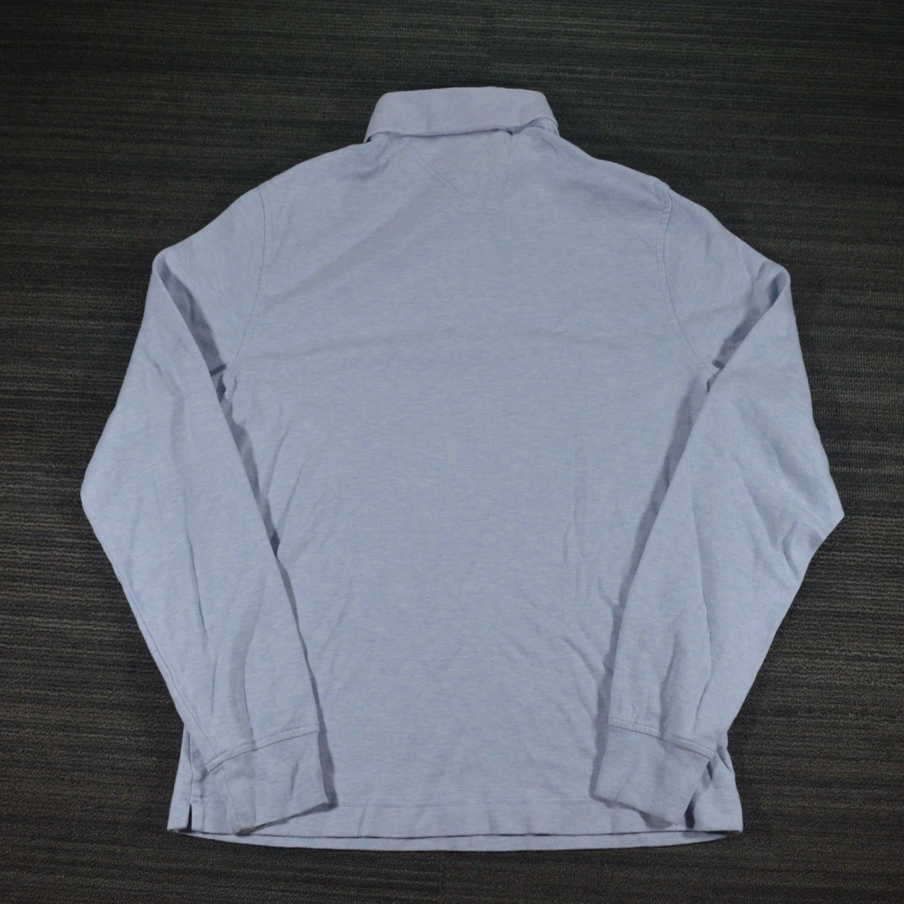 Tommy Hilfiger Mens MediumPolo Shirt Blue Striped Long Sleeve - photo 5