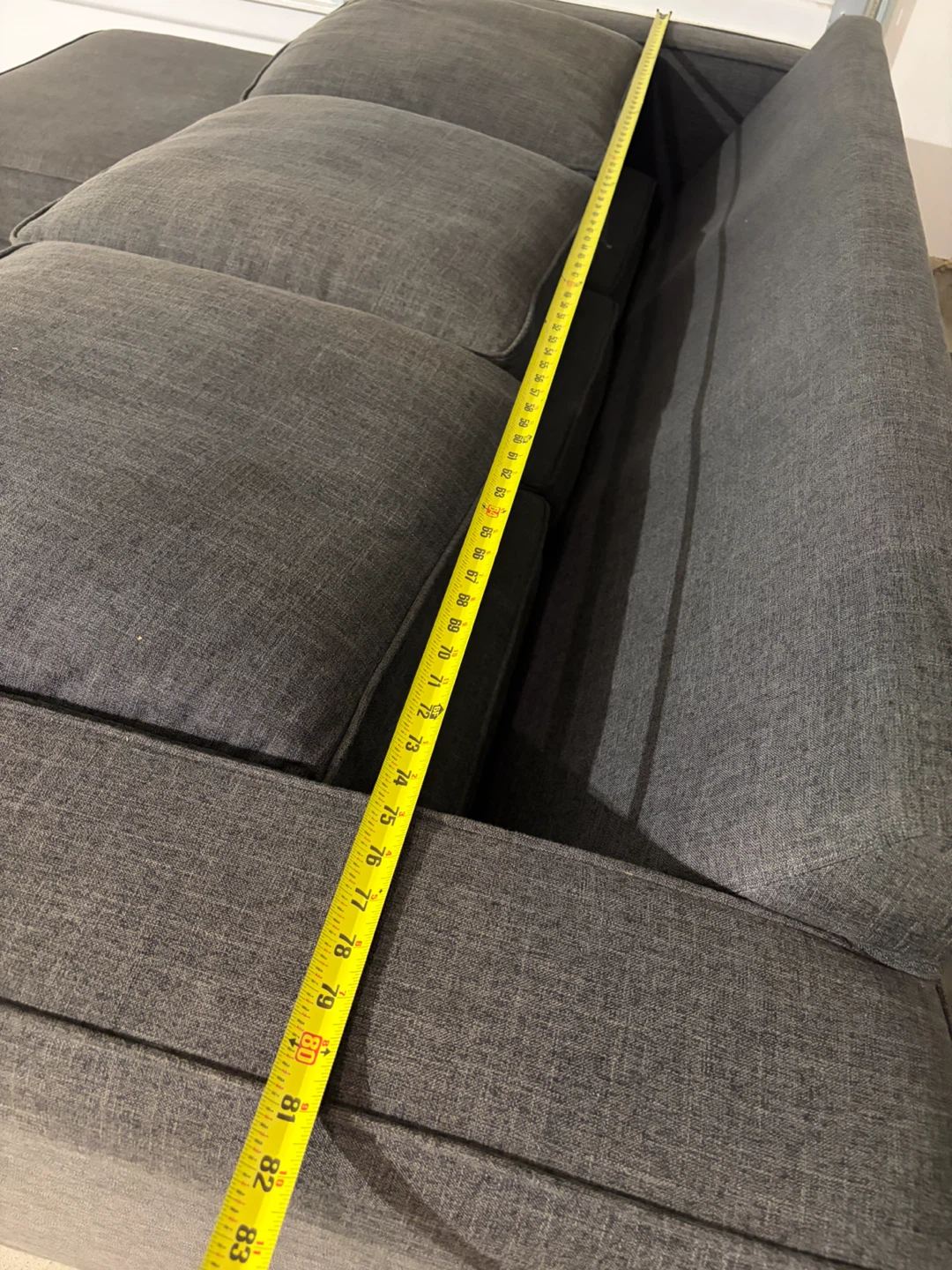 Grey Sectional Sofa with Chaise  Delivery Available - photo 4
