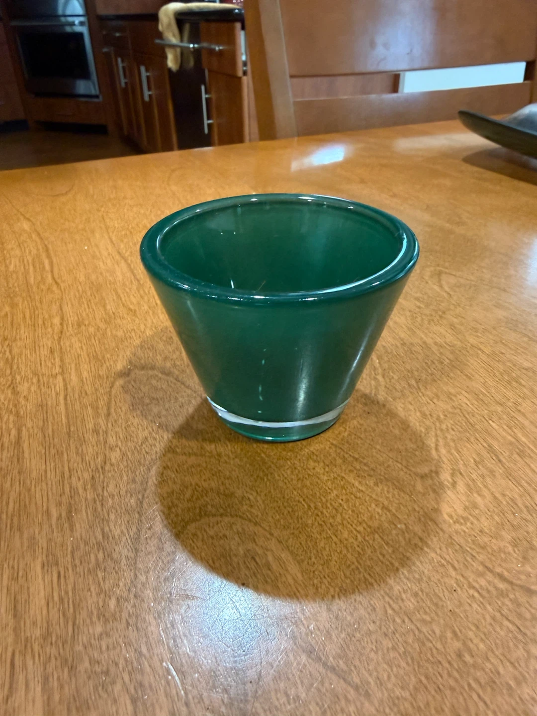 Green Glass Small Bowl