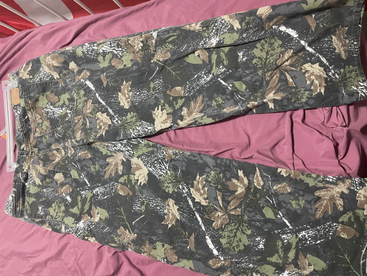 Aeropostale Low Rise Baggy Camo Jeans Size 16 / 36W - photo 2