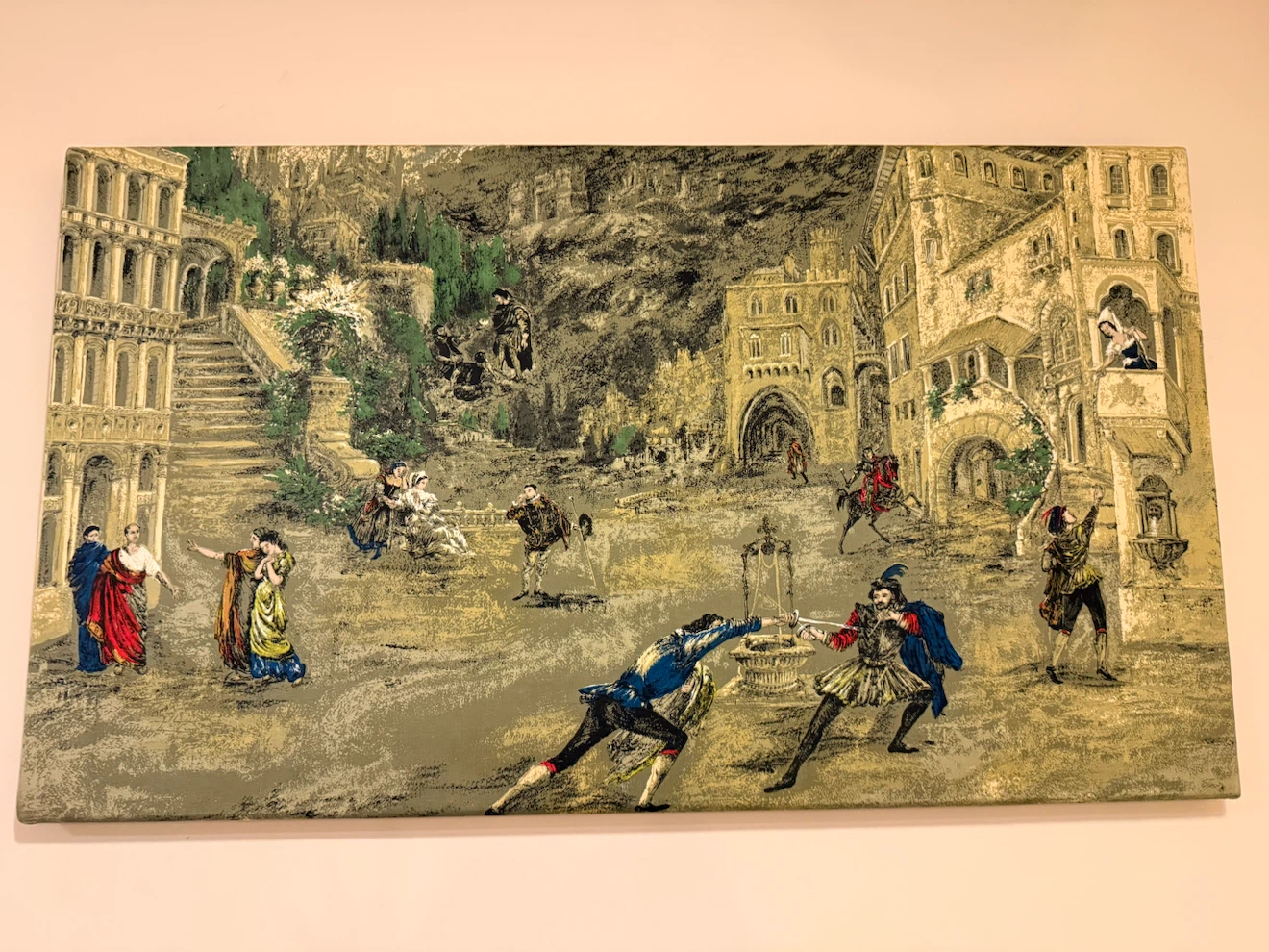 Vintage Tapestry Wall Hanging