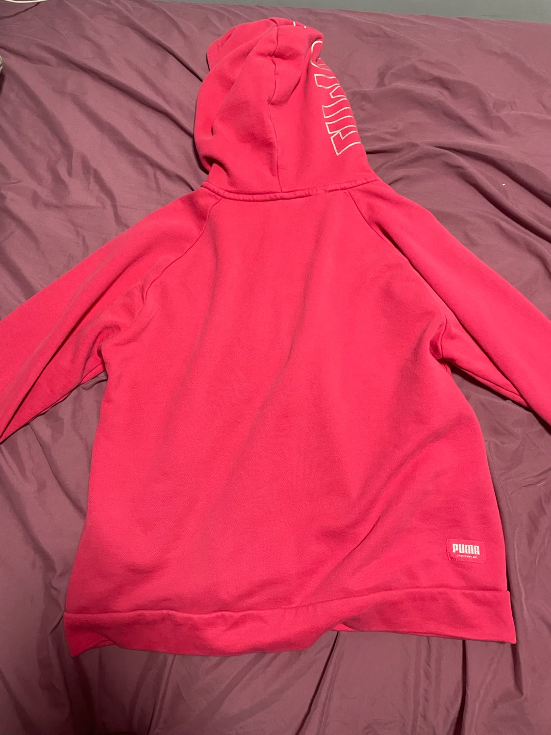 Puma Pink Full Zip Hoodie | Women’s Size XL - photo 2