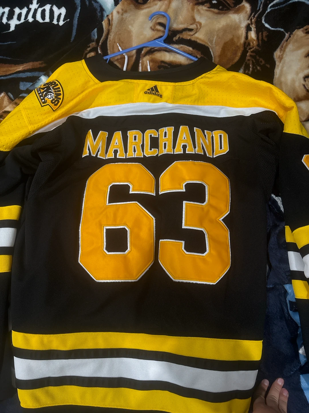 Boston Bruins Marchand #63 Adidas Hockey Jersey