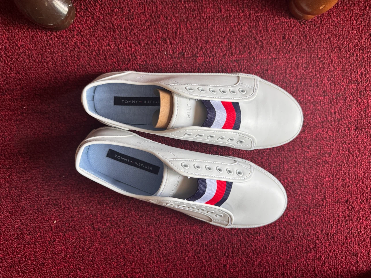 Tommy Hilfiger White Sneakers Size 9M