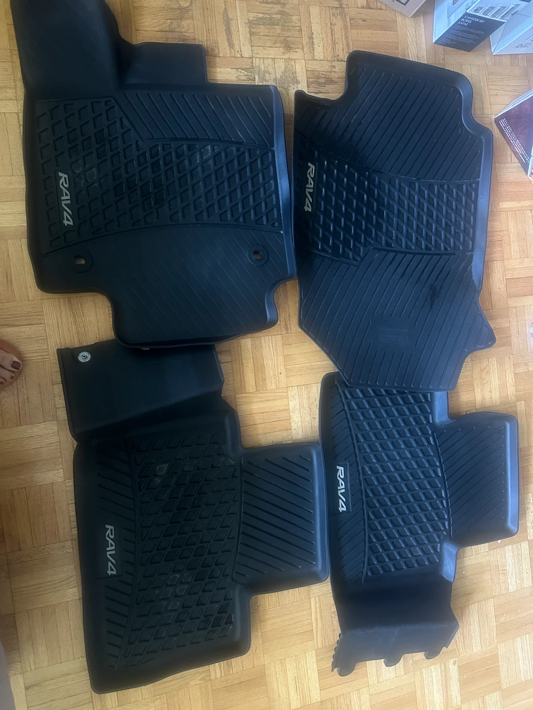 Set of 4 RAV4 All-Weather Floor Mats