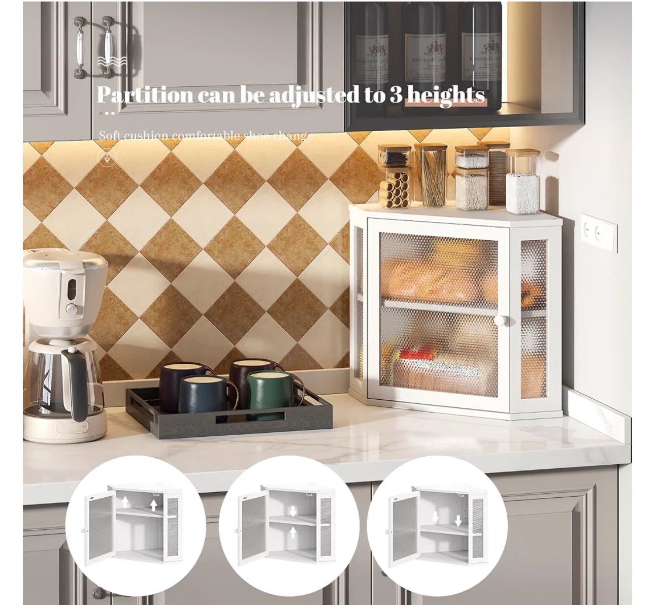 Extra large breadbox/ corner cabinet for kitchen - photo 3