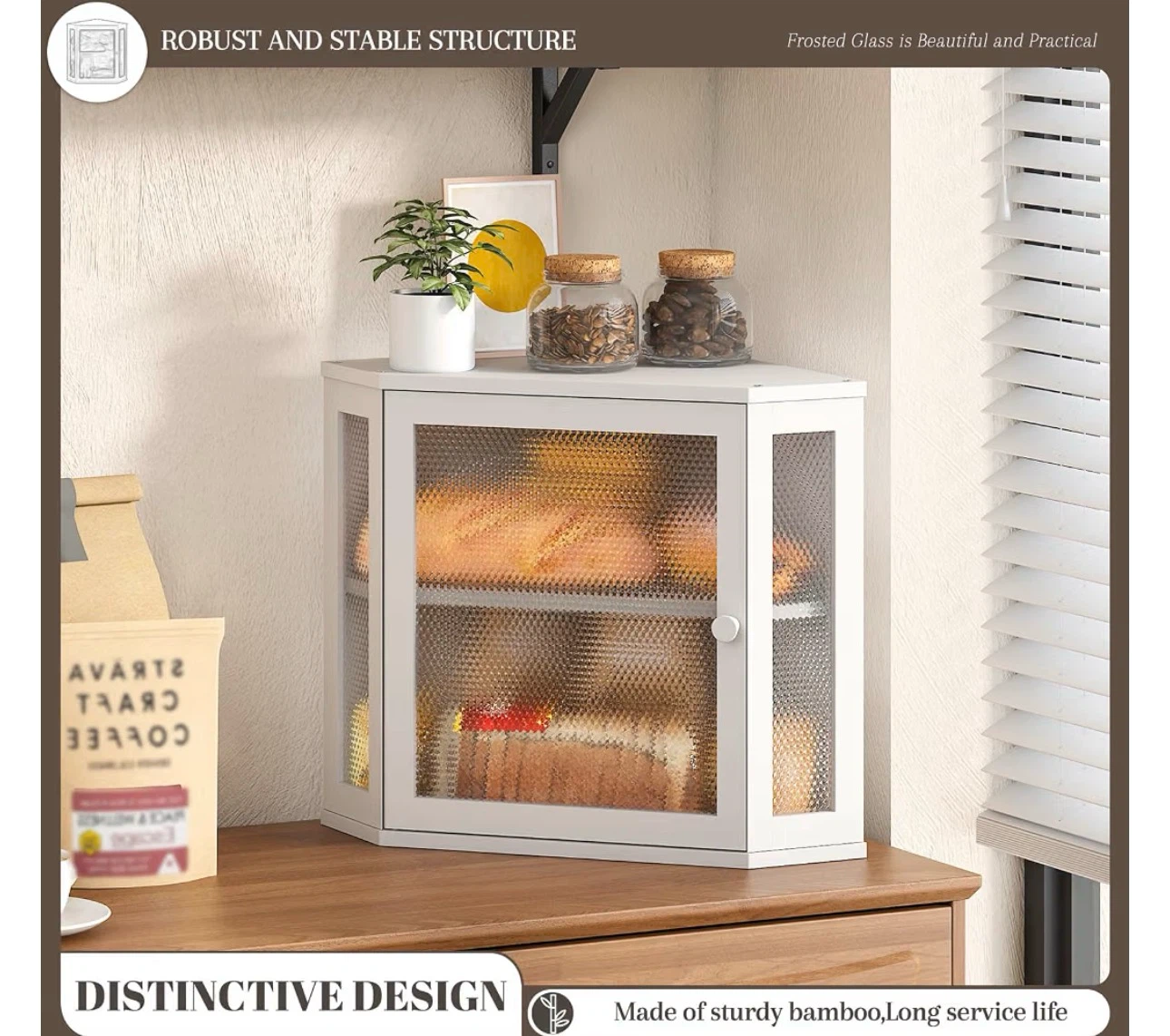 Extra large breadbox/ corner cabinet for kitchen - photo 5