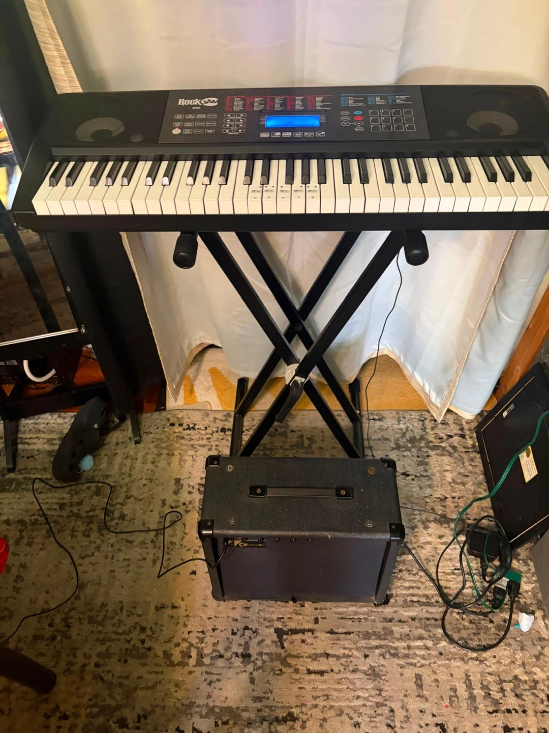 RockJam 76-Key Keyboard with Stand and Amplifier - photo 3