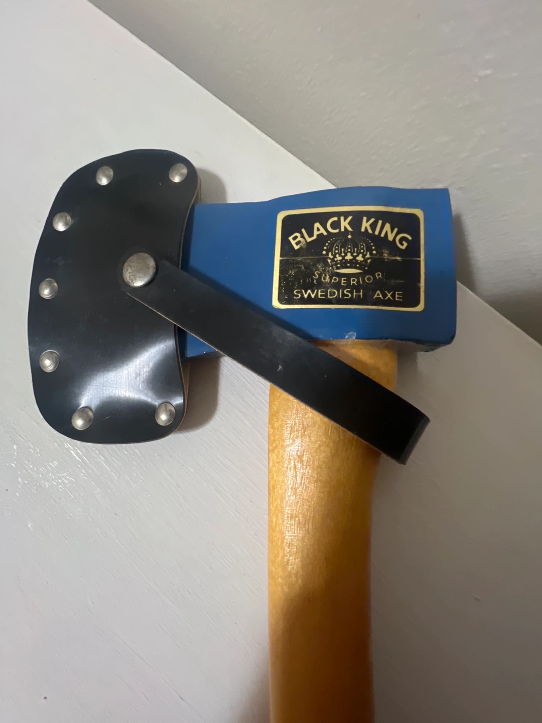 Mint Vintage Swedish Blue Head Axe - Black King (Hand-Forged) - photo 2