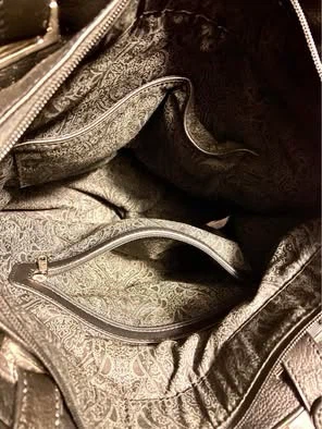 Genuine Leather Black Tote Bag - photo 4
