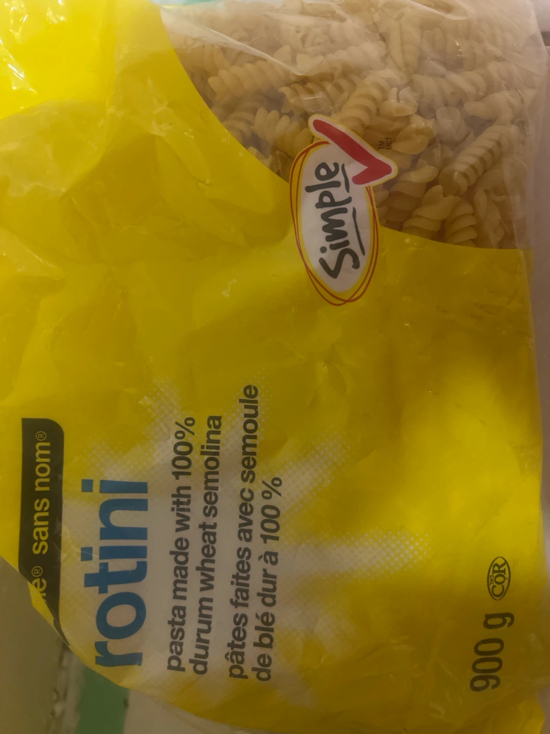 Simple Rotini Pasta - 900g