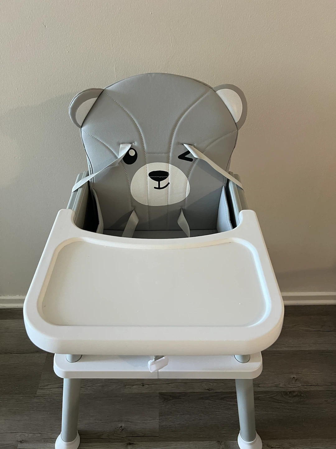 Grey Baby High Chair with Bear Design - photo 2