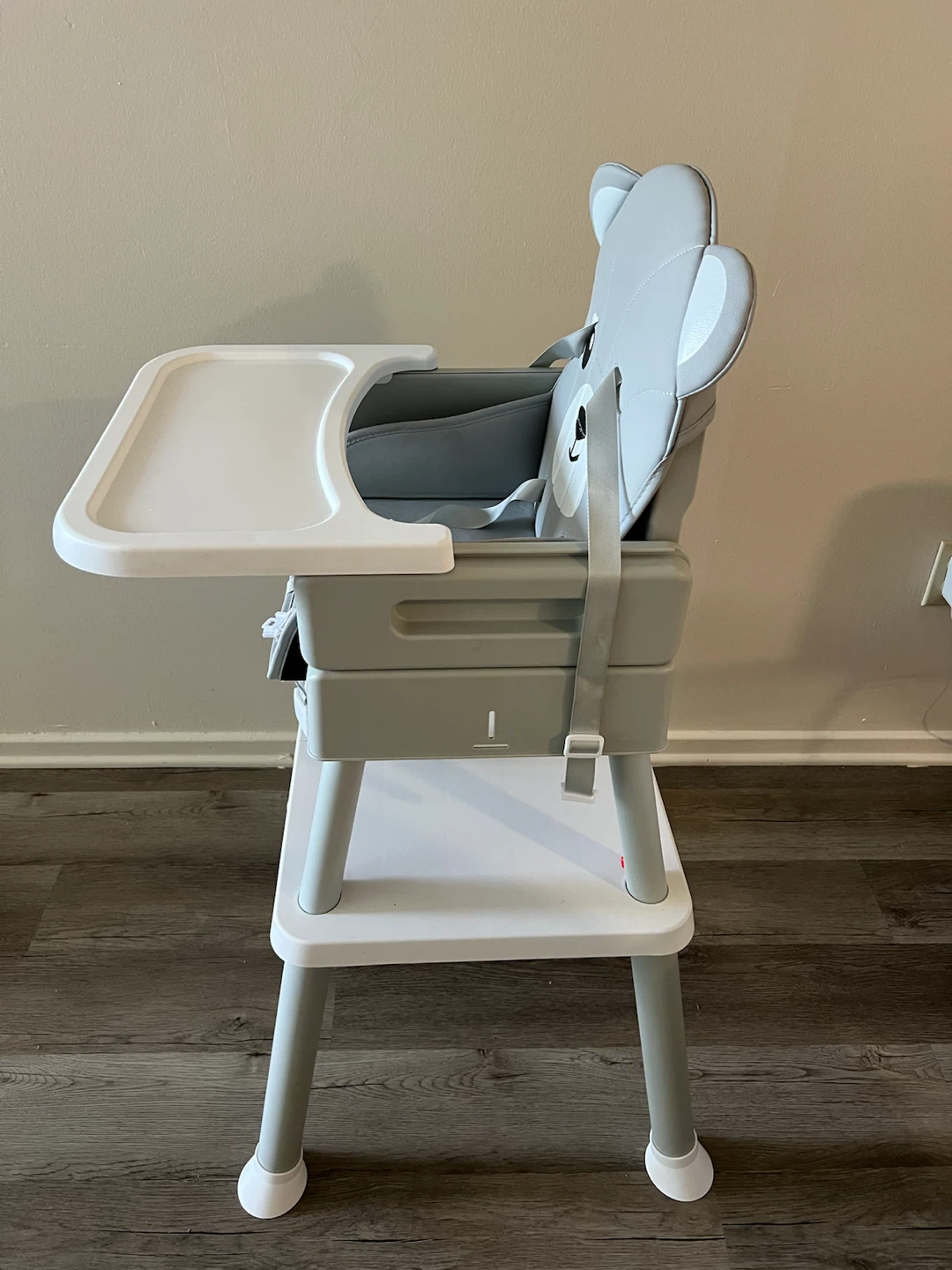 Grey Baby High Chair with Bear Design - photo 3