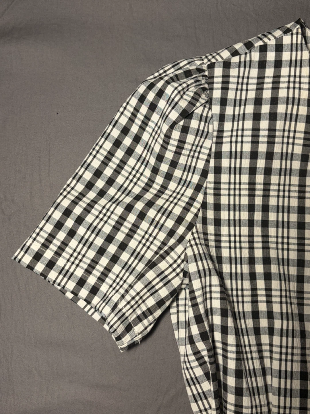 Korean O.M.G Brand Classic Plaid Dress Two Looks - photo 5