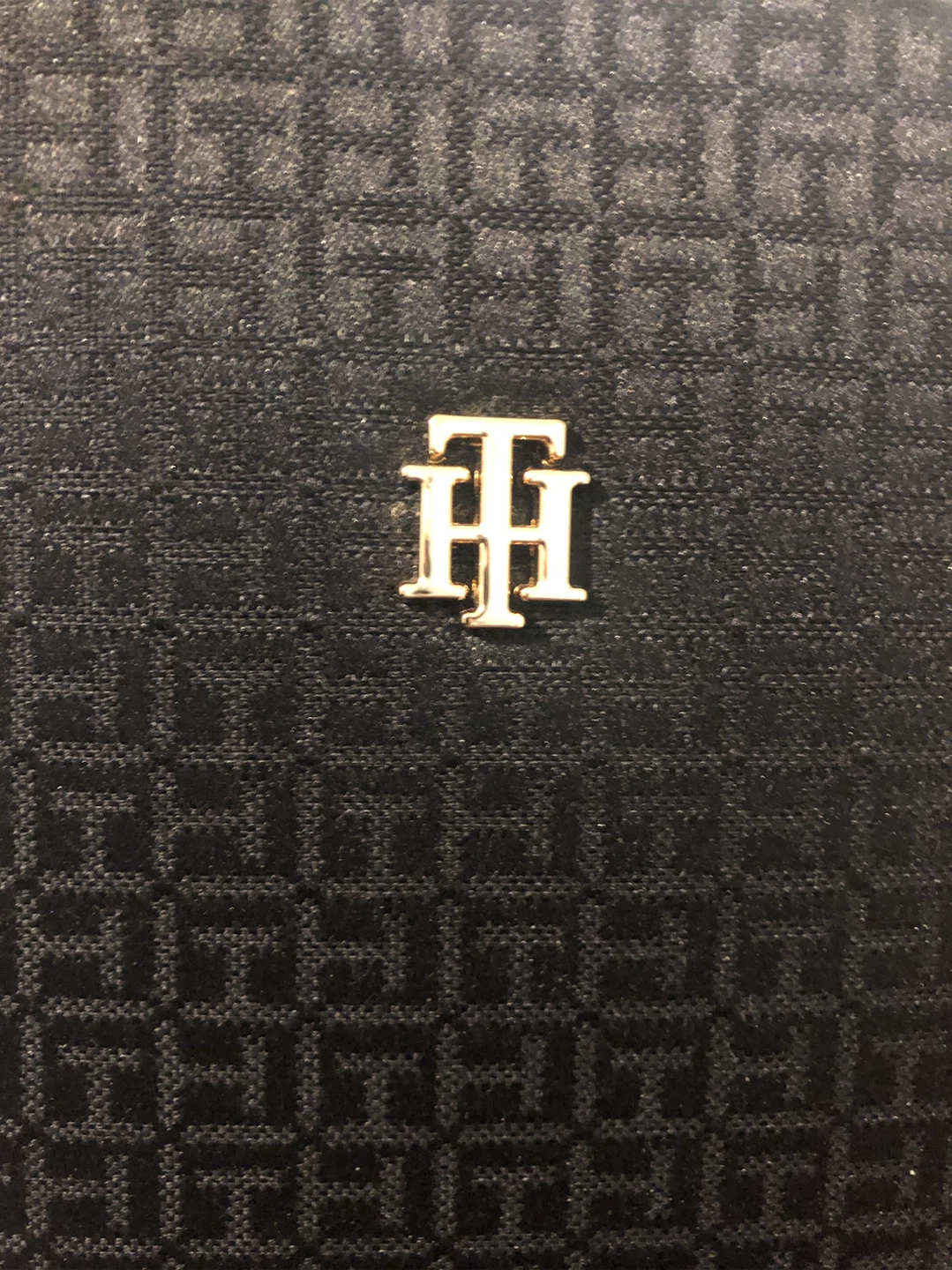 Tommy Hilfiger Black Monogram Backpack - photo 5