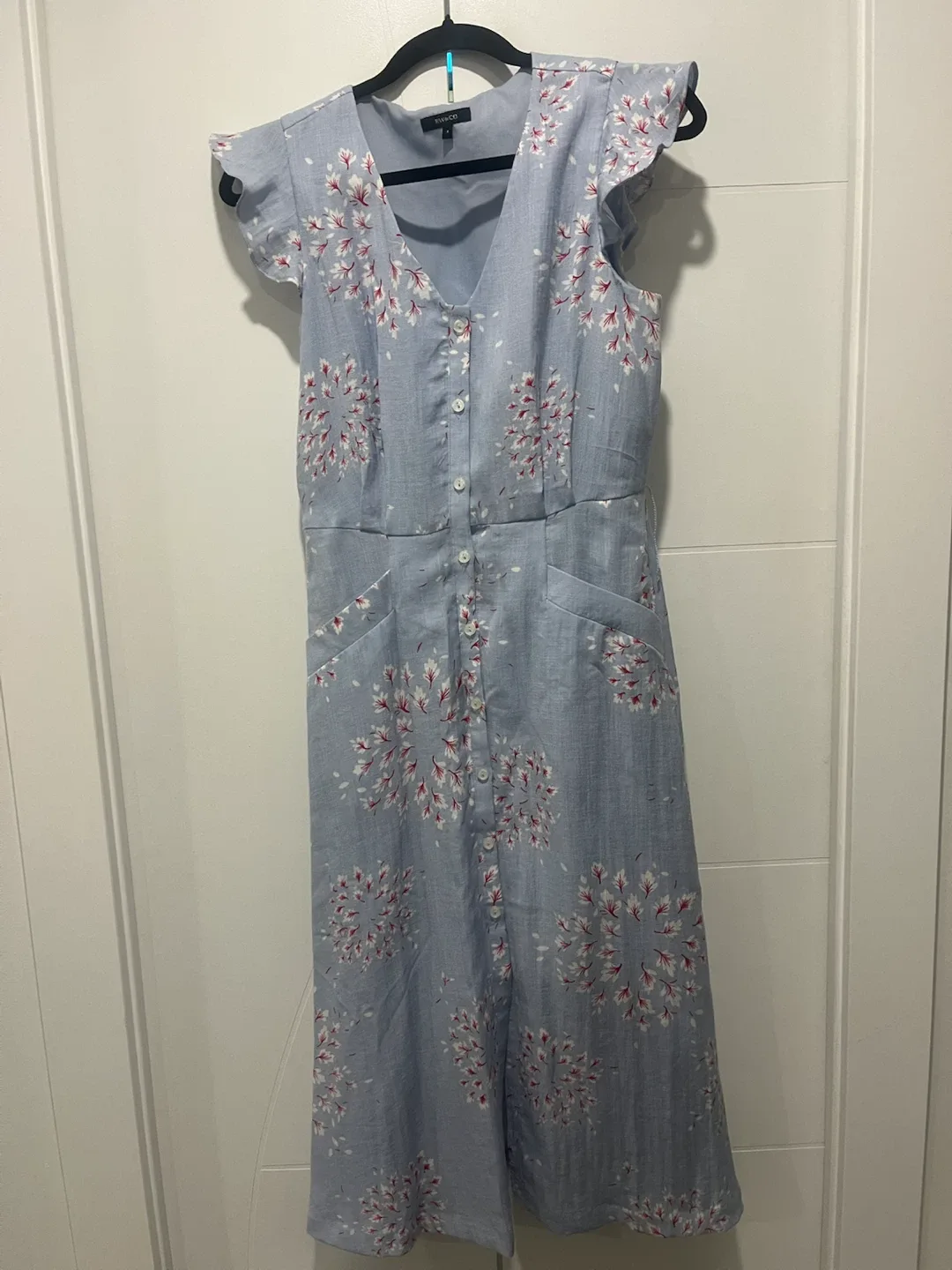 RW&CO Floral Midi Dress - Size 4 - Never Worn