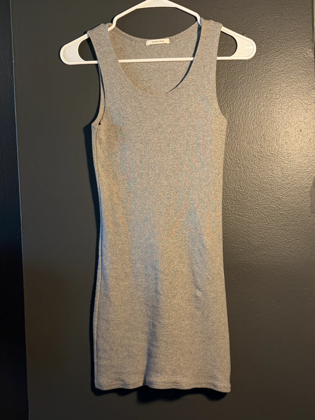 Corner Shop Grey Tank Dress