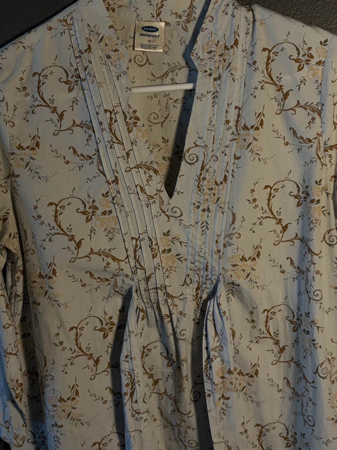 Old Navy Maternity Floral Blouse Size S - photo 3