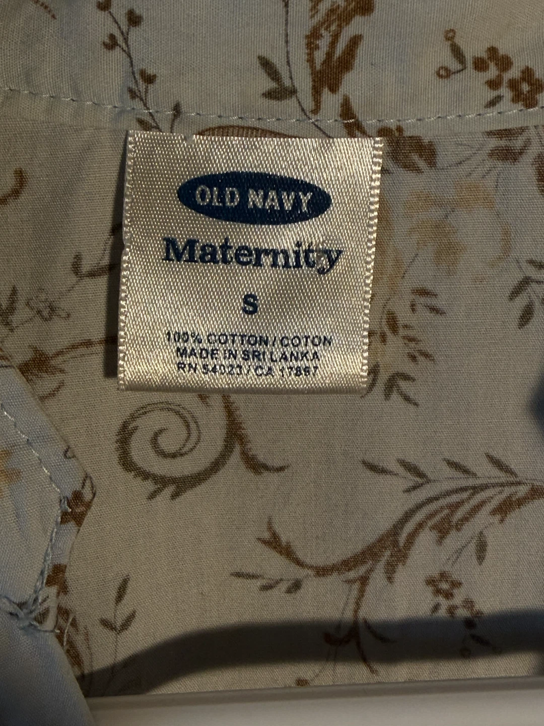 Old Navy Maternity Floral Blouse Size S - photo 4