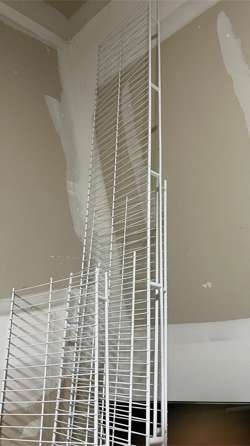 White Wire Shelving Unit - photo 2