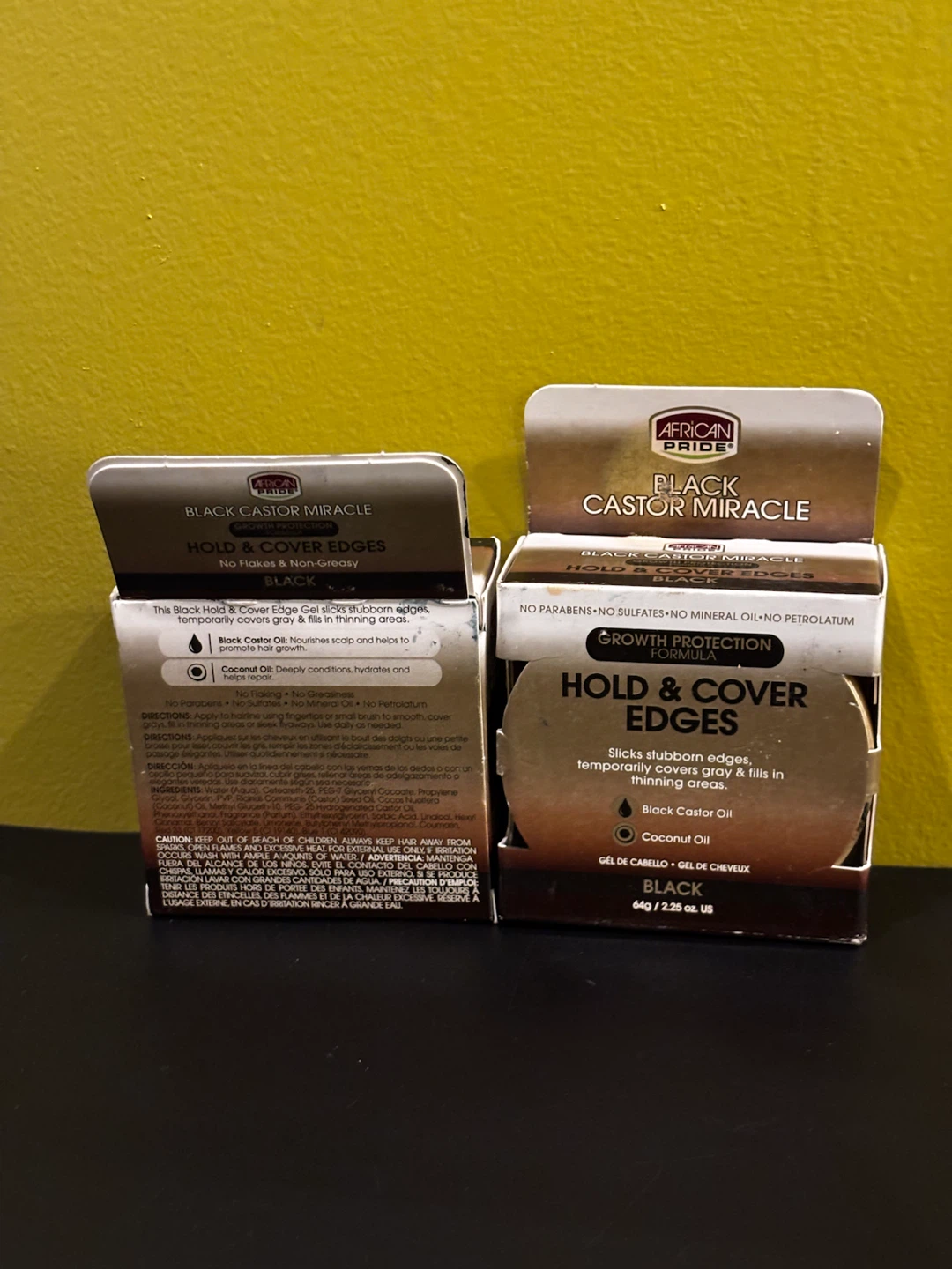 2 Black Castor Miracle Hold & Cover Edges Gel - photo 2