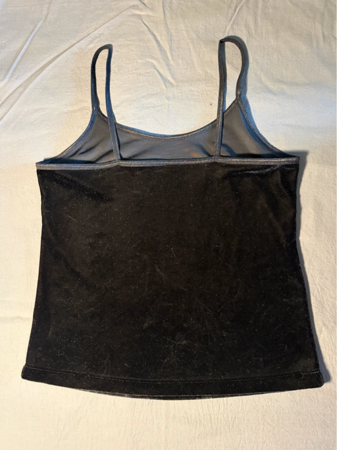 Black Velvet Cami Top Tank Top - photo 2