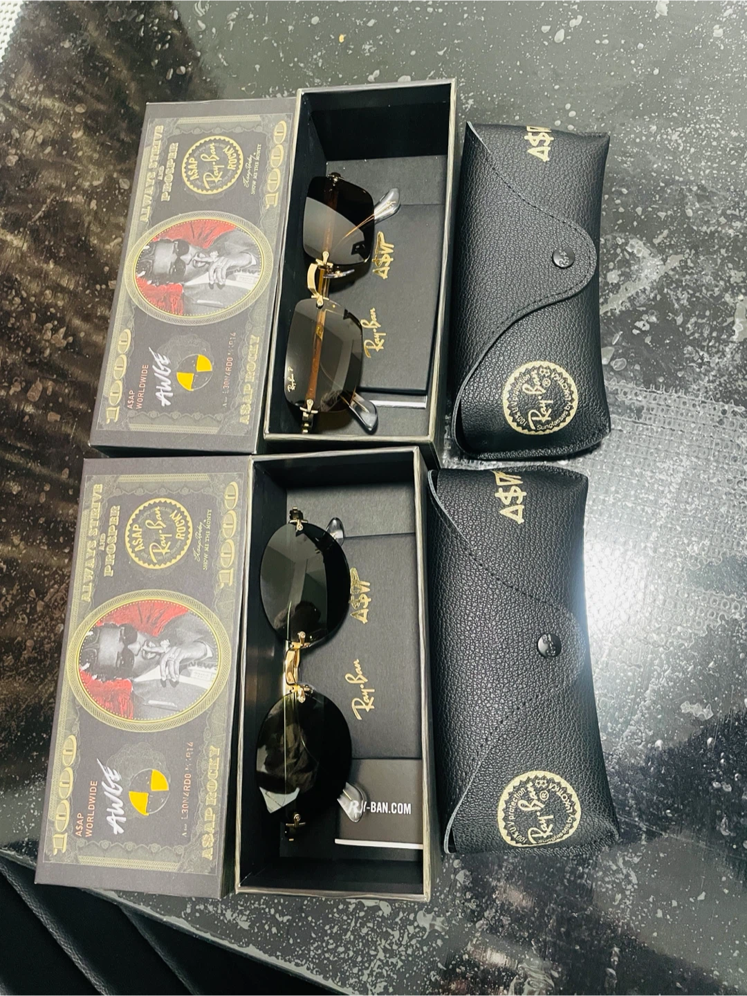 Ray-Ban Sunglasses w/ A$AP Rocky Collab Packaging