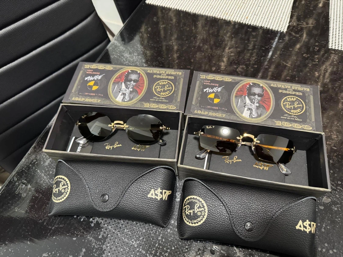Ray-Ban Sunglasses w/ A$AP Rocky Collab Packaging - photo 4
