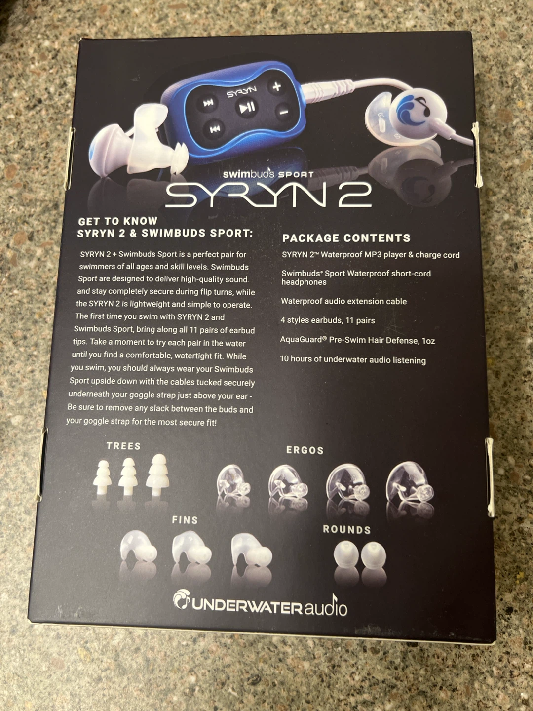 Swimbuds Sport Syryn2 MP3 Player & Earbuds - photo 2