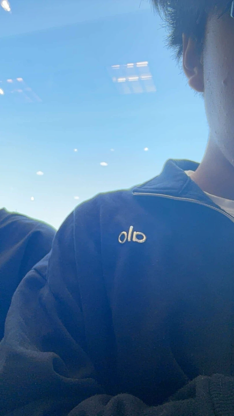 Alo quarter zip size large