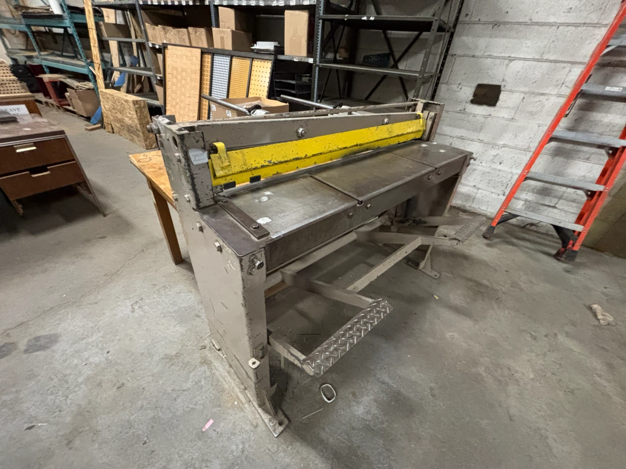 Vintage Metal Shear Machine