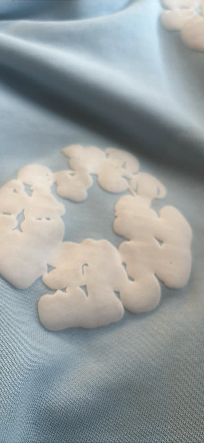 Light blue denim tears - photo 5