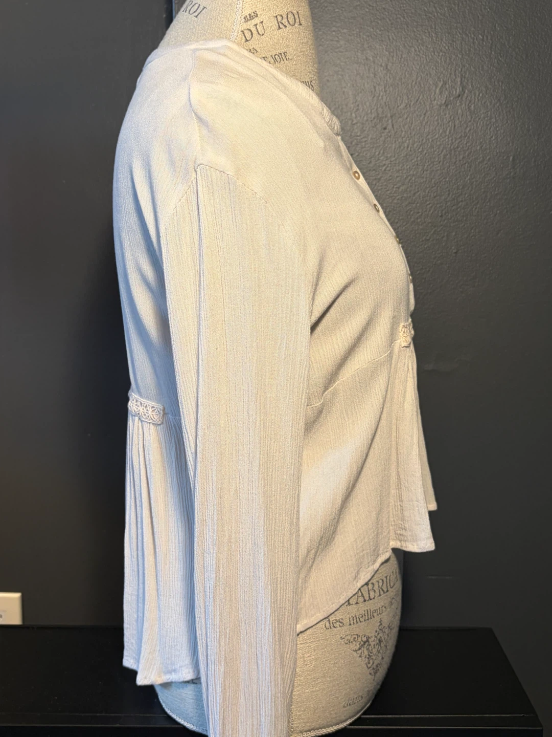 Some Days Lovin Cream Peasant Blouse XS - photo 3
