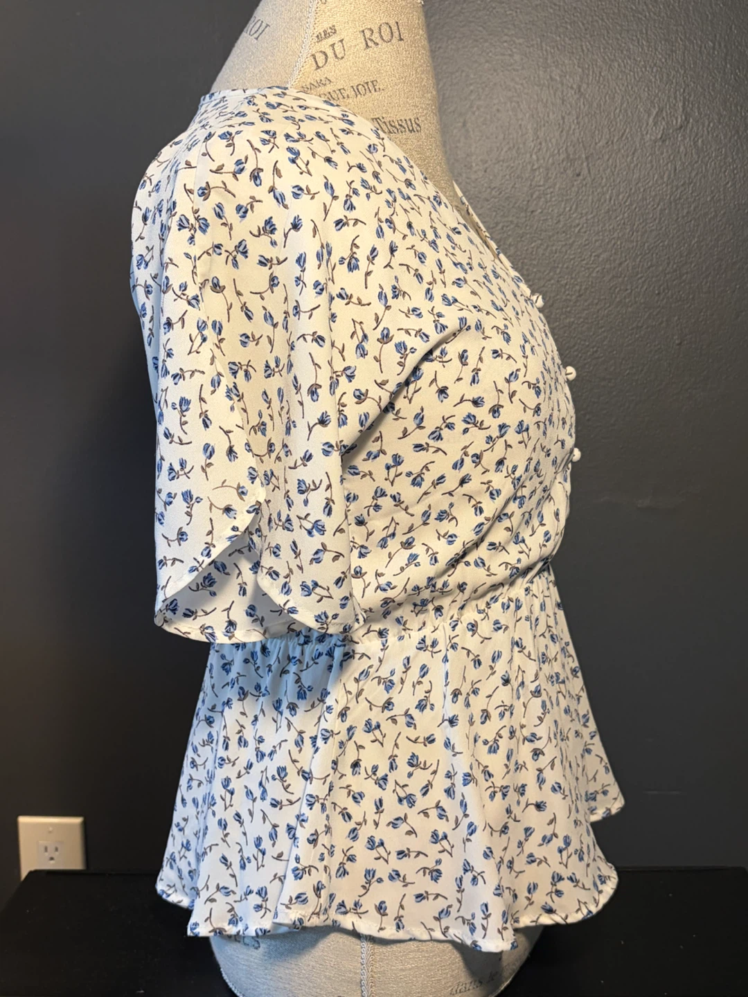 Sienna Sky Women's Floral Peplum Blouse - photo 3