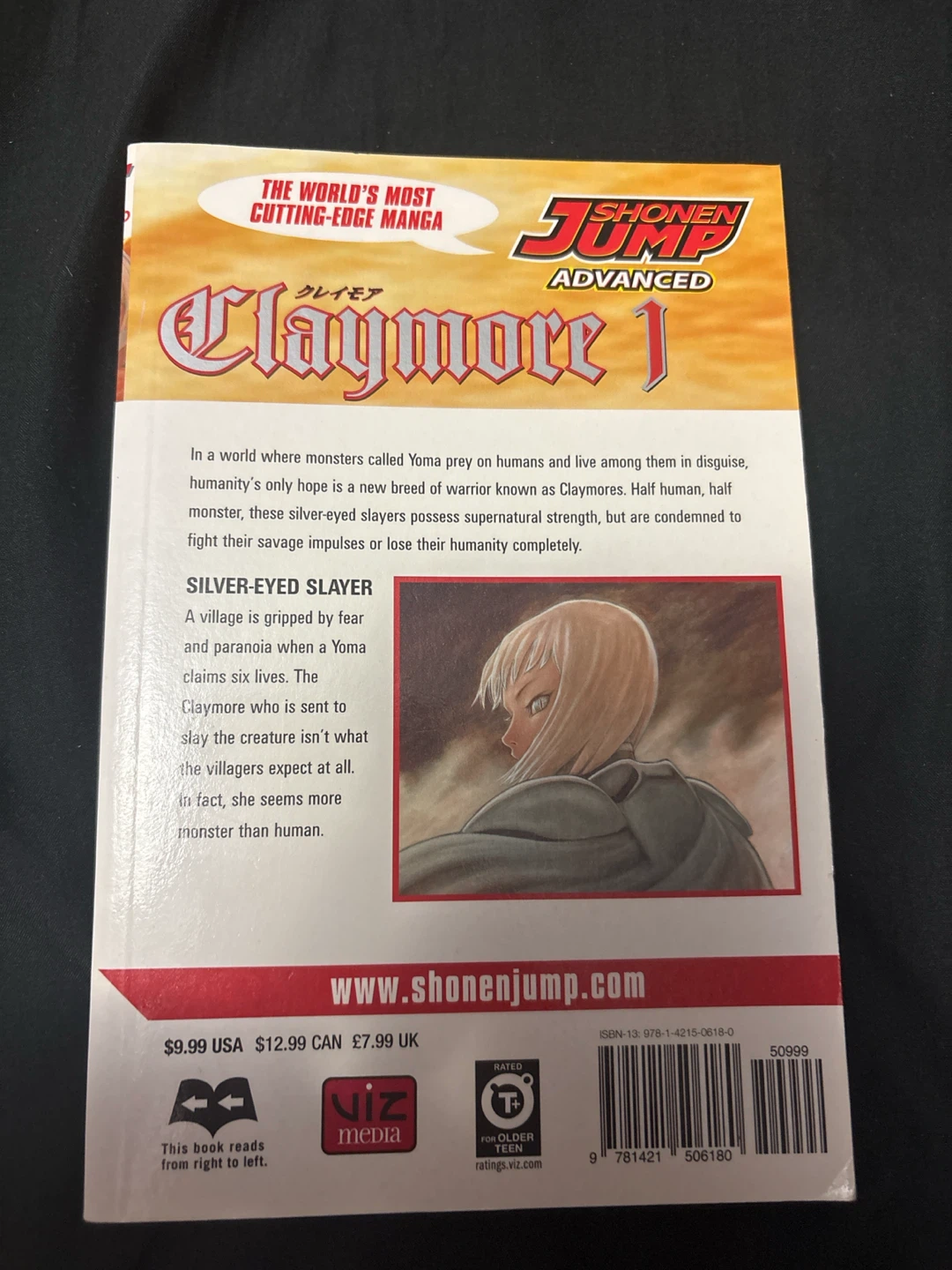 Claymore manga volume 1 - photo 2