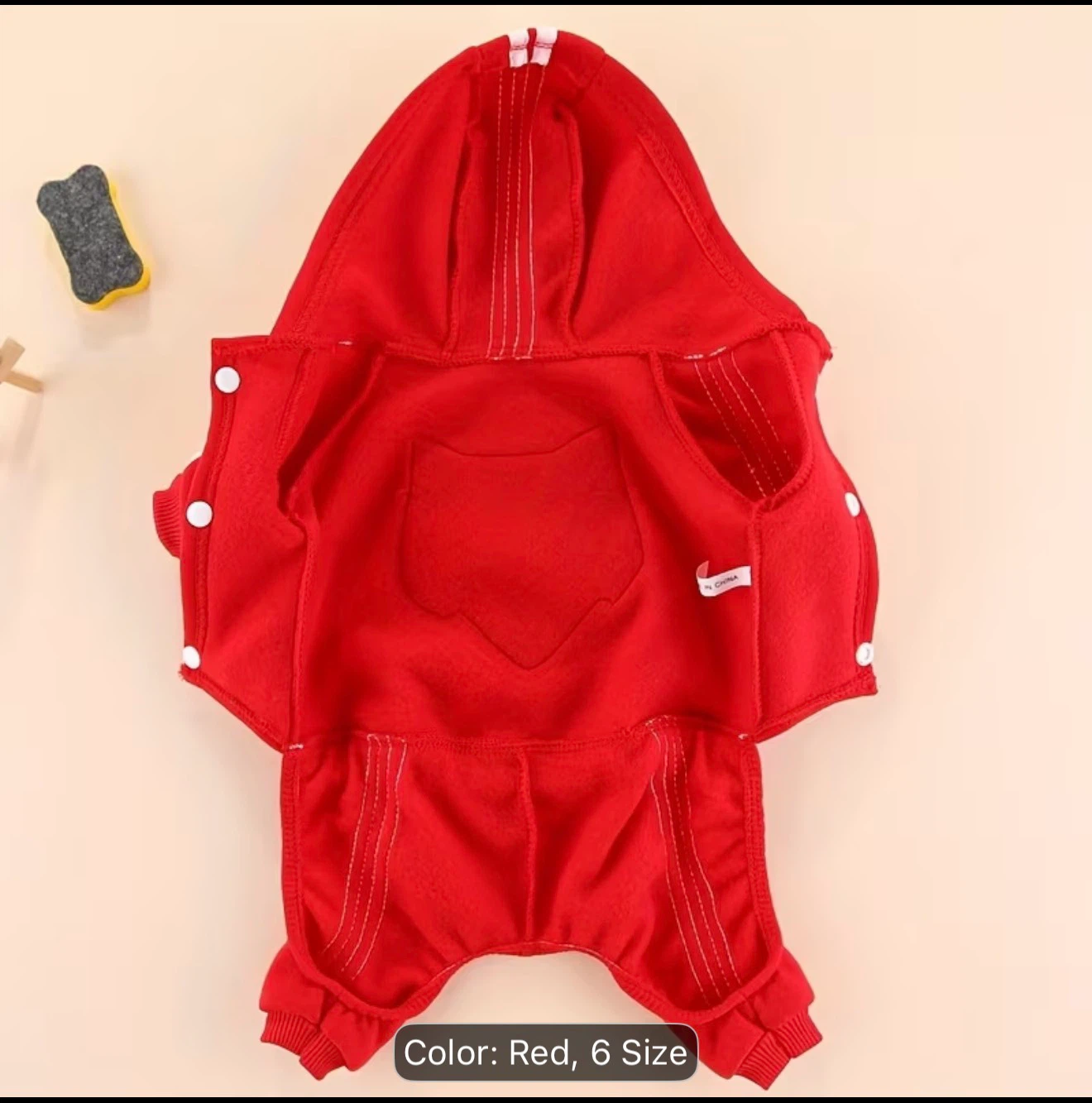 Pet Overalls & Hoodie Set ( size small) - photo 5
