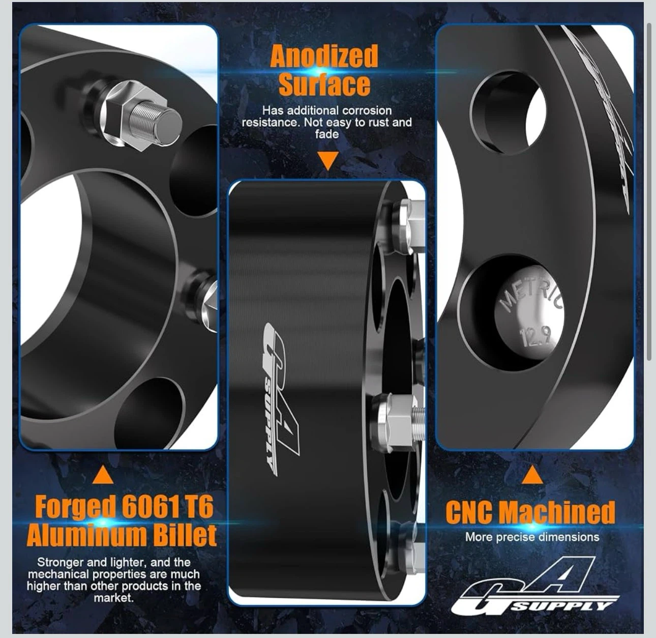 GAsupply 4x110 ATV Wheel Spacers - 2 inch - photo 5