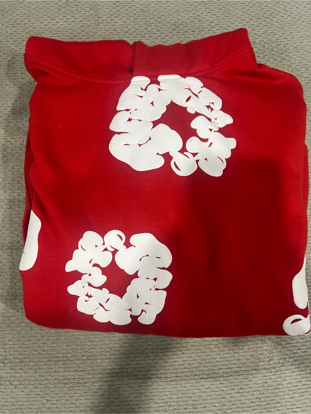 Denim Tears Red Floral Hoodie - photo 3