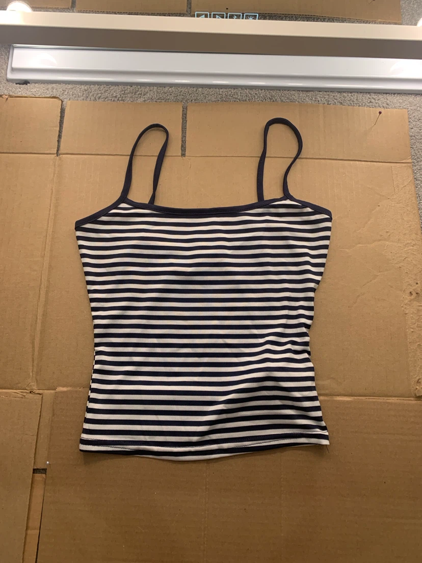 set of 2 stripey tank tops - photo 2