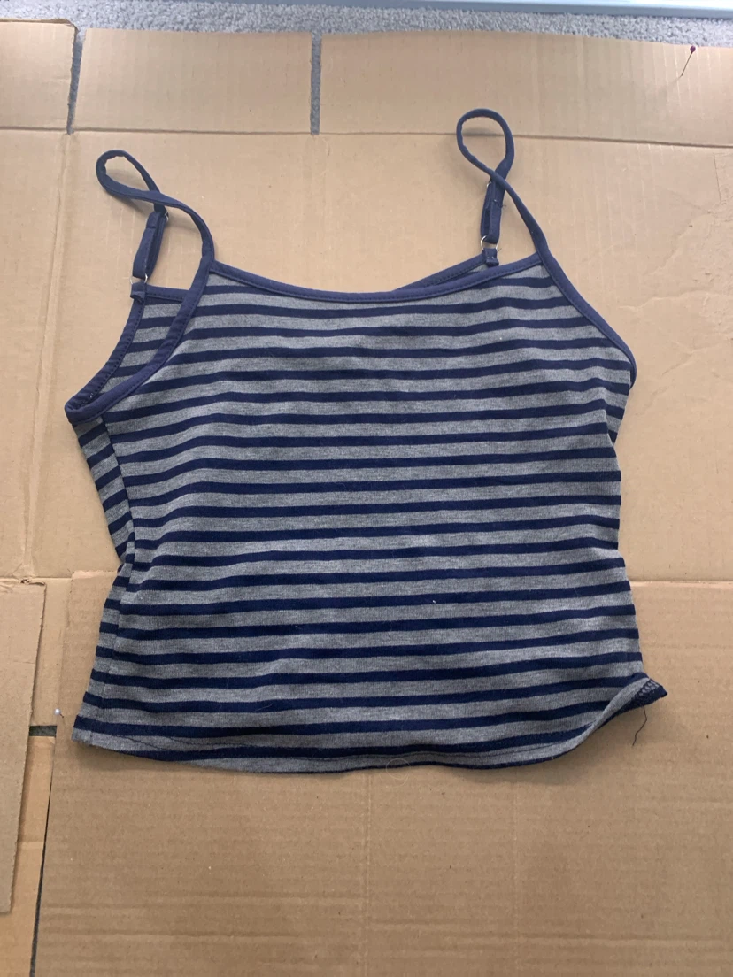 set of 2 stripey tank tops - photo 3
