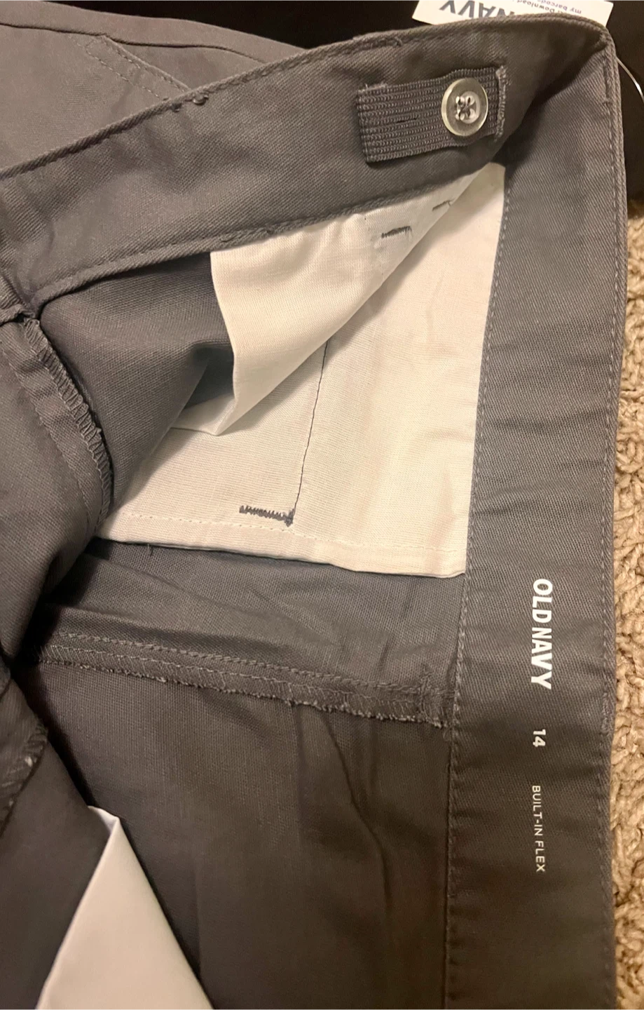 Old Navy Boys Shorts, Size 14, Black & Gray - photo 3