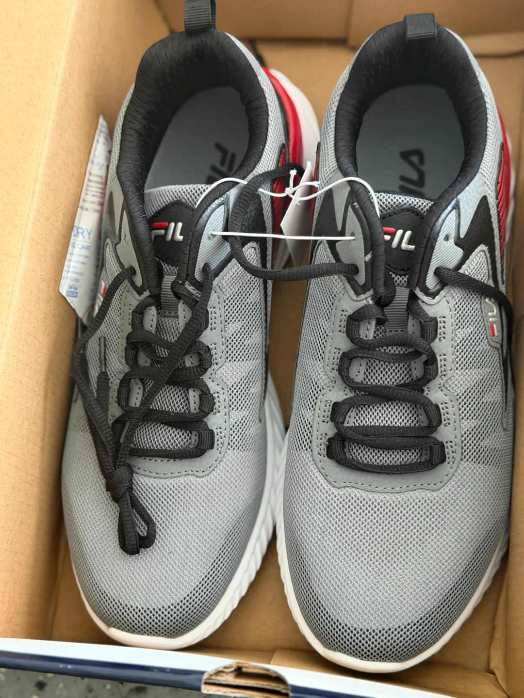 Fila Men's Running Shoes - Grey/Black
