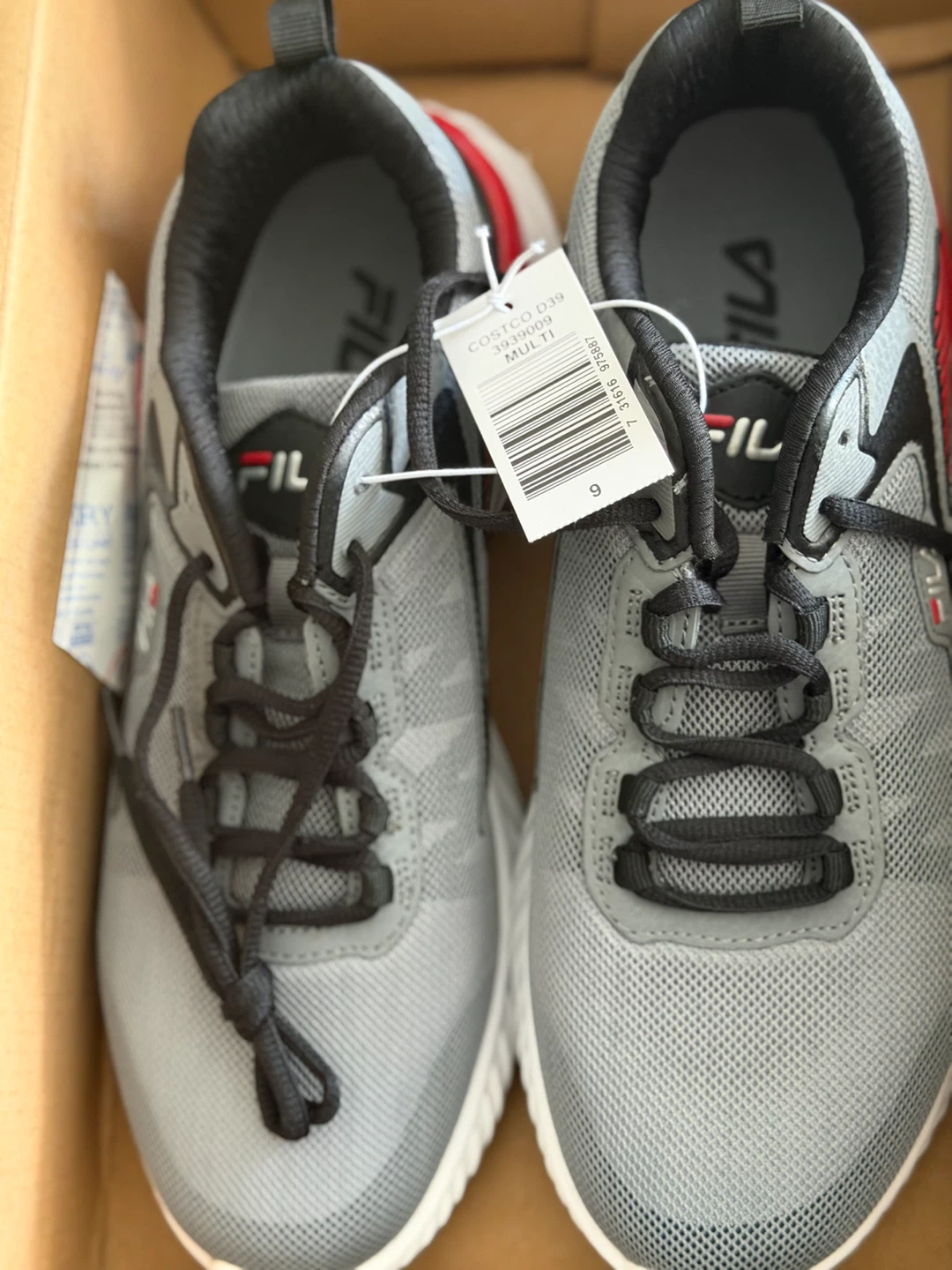Fila Men's Running Shoes - Grey/Black - photo 2