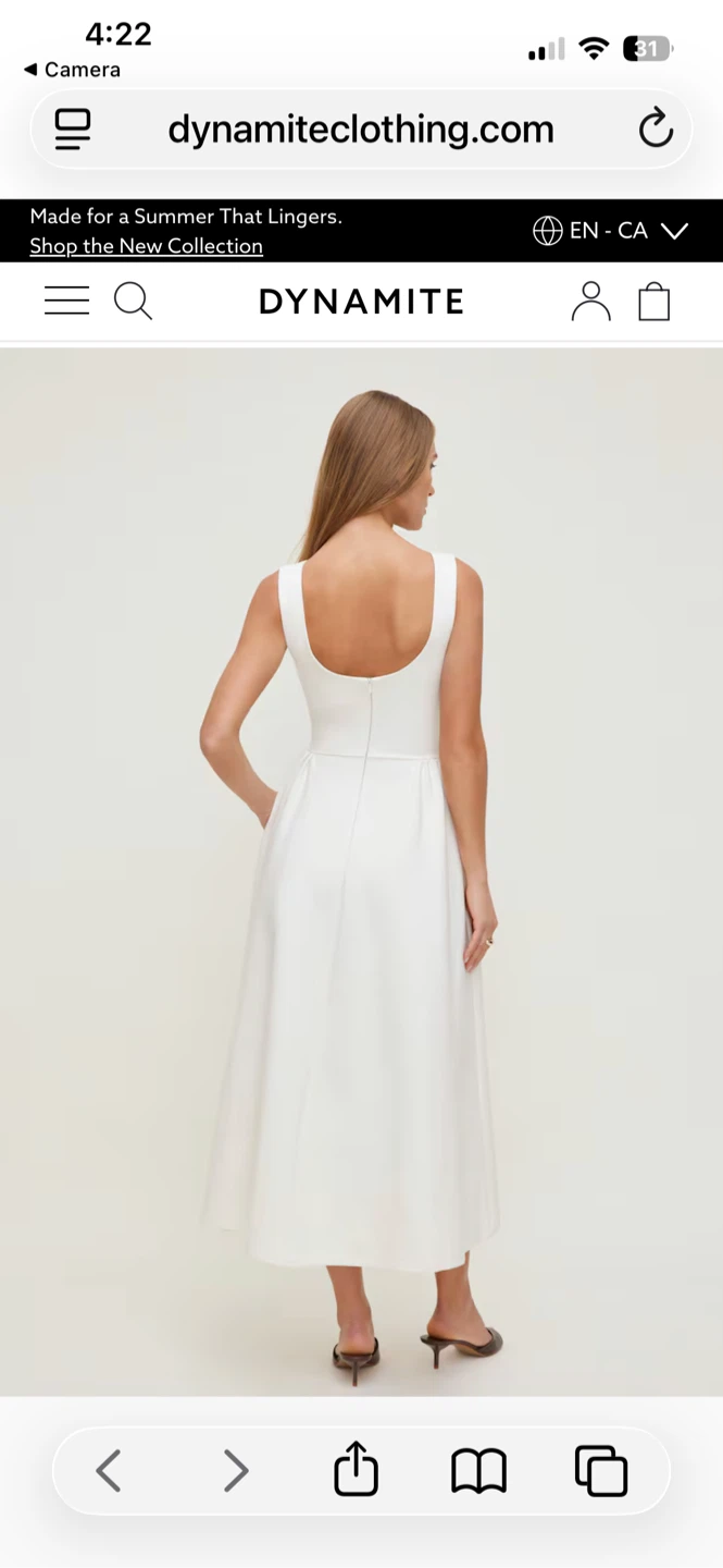 Dynamite Iris Ponte Midi Dress - photo 3