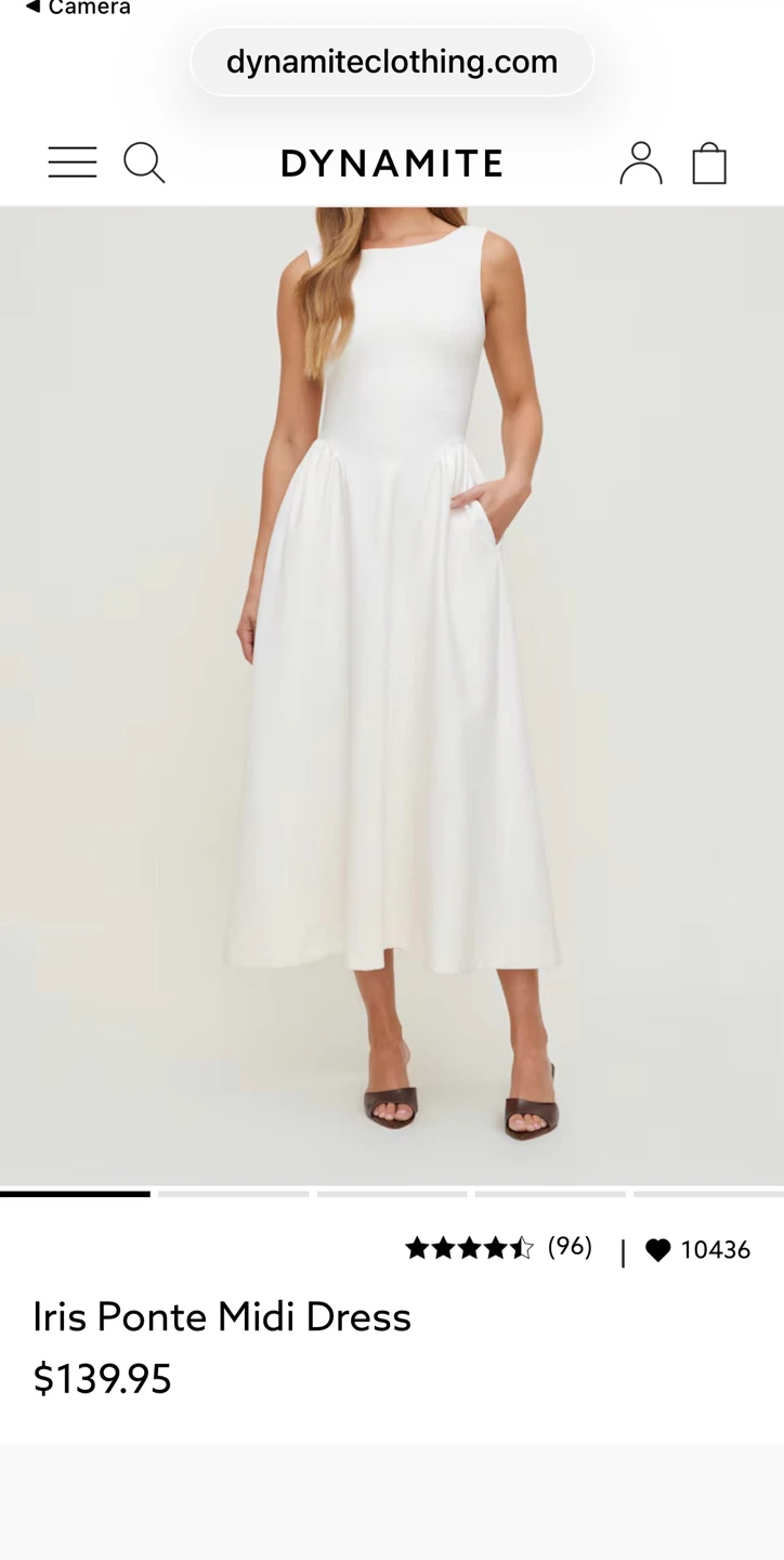 Dynamite Iris Ponte Midi Dress - photo 5