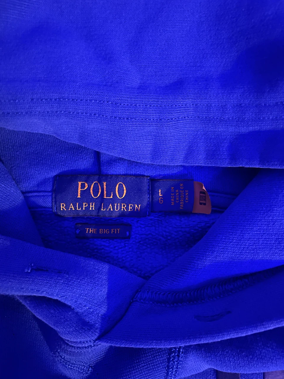 Ralph Lauren Polo Hoodie The Big Fit Blue - photo 2